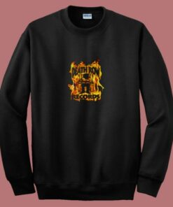 Flame Death Row Record Vintage 80s Sweatshirt