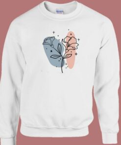 Floral Abstract Art 80s Sweatshirt 2