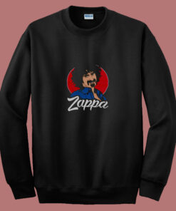 Frank Zappa Illustration Rock Musician Mothers Of Invention 80s Sweatshirt 1
