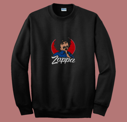 Frank Zappa Illustration Rock Musician Mothers Of Invention 80s Sweatshirt