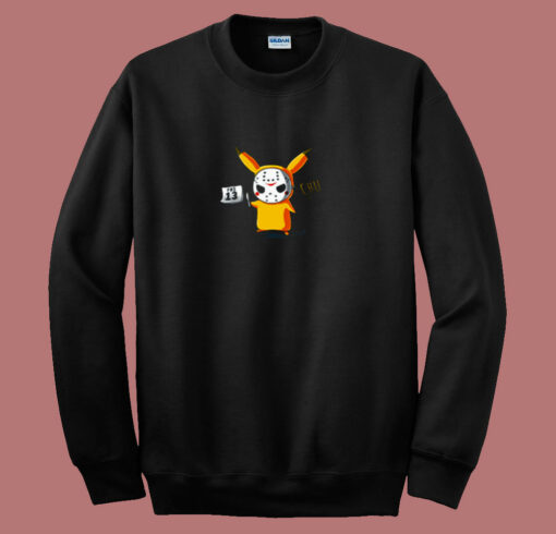 Friday The 13th Pokemon Halloween 80s Sweatshirt