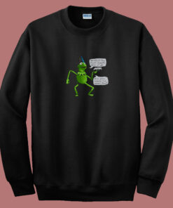 Frog And Gun Yer A Wizard Kermit 80s Sweatshirt