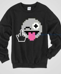 Fuck Emoticon Crewneck Sweatshirt