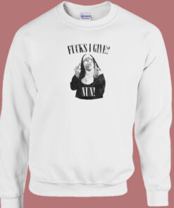 Fuck I Give Nun 80s Sweatshirt On Sale 1