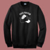 Fuck Racism 80s Adult Sweatshirt