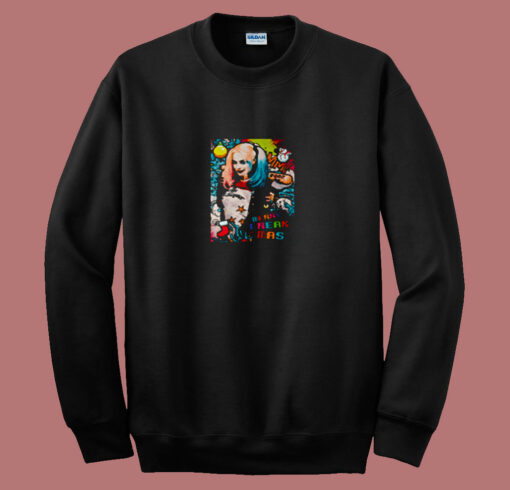 Fun Kult Batman Jocker Harley Quinn 80s Sweatshirt