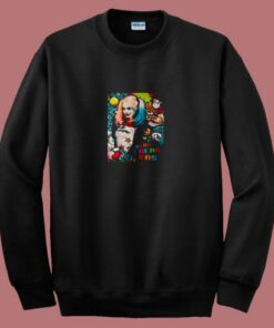 Fun Kult Batman Jocker Harley Quinn 80s Sweatshirt