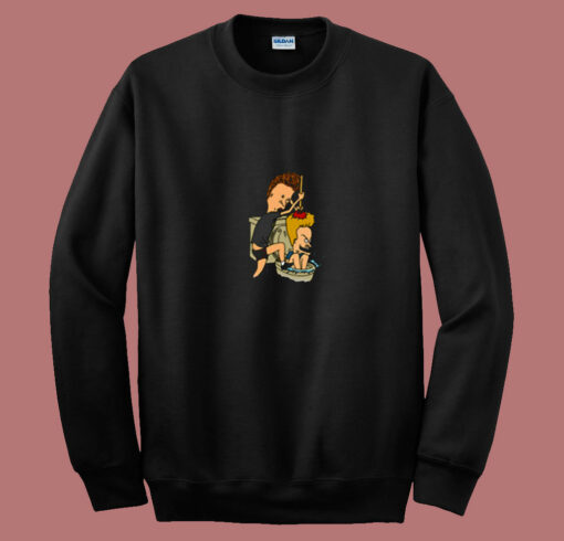 Funny Beavis And Butthead 80s Sweatshirt