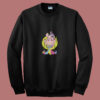 Funny Cute Pooping Rainbow Unicorn 80s Sweatshirt