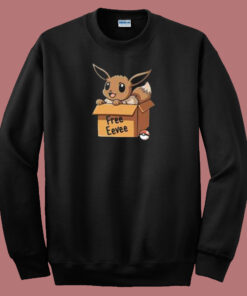 Funny Free Eevee 80s Sweatshirt