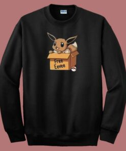 Funny Free Eevee 80s Sweatshirt