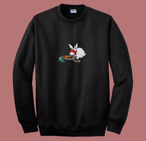 Funny Heritage Bunny Trap 80s Sweatshirt