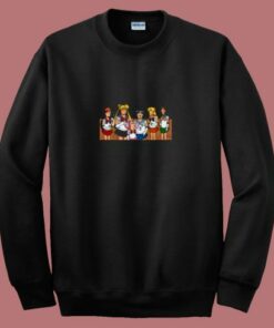 Funny King Of The Hill X Sailor Moon 80s Sweatshirt