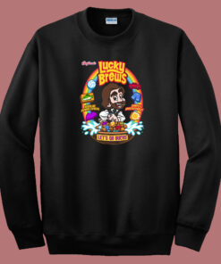 Funny Lucky Brews Cereal 80s Sweatshirt