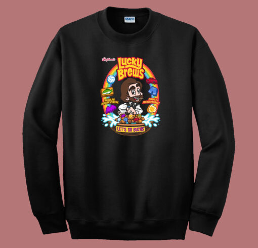 Funny Lucky Brews Cereal 80s Sweatshirt