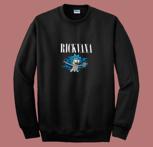 Funny Rickvana Parody Rick And Morty 80s Sweatshirt