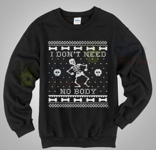 Funny Skeleton Dance Christmas Sweater