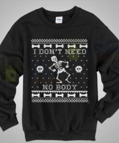Funny Skeleton Dance Christmas Sweater