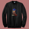 Funny Sonic One More Coffee Wont Hurt 80s Sweatshirt