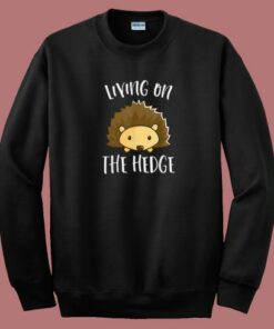 Funny Spikey Hedgehog 80s Sweatshirt
