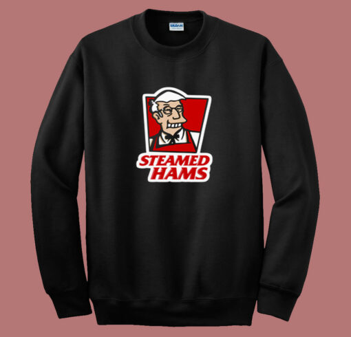 Funny Steamed Hams Kfc Simpson 80s Sweatshirt