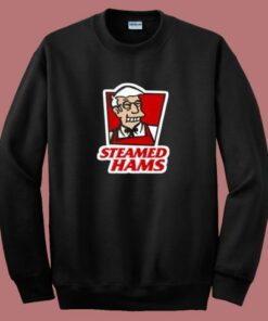 Funny Steamed Hams Kfc Simpson 80s Sweatshirt