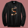Funny Sushi Train Japanese 80s Sweatshirt