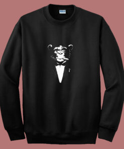 Gangsta Monkey Smoke 80s Sweatshirt