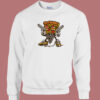Gangsta Pizza Vintage 80s Sweatshirt