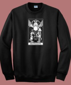 Garfield Tarot Mondays 80s Sweatshirt