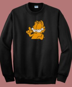 Garfield Vectorized Cartoon 80s Sweatshirt