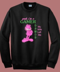 Garfield Yeah Im A Gamer Sweatshirt