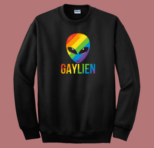 Gaylien Gay Alien Pride 80s Sweatshirt