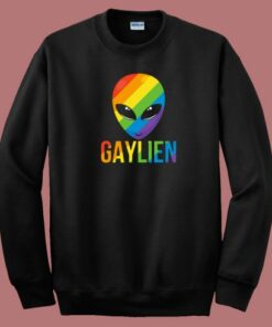 Gaylien Gay Alien Pride 80s Sweatshirt
