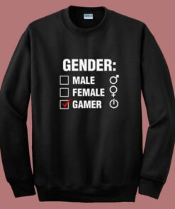 Gender Male Female Gamer Sweatshirt