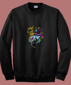 Gengar Poe And King Boo A Night Of Fear 80s Sweatshirt Gengar Poe And King Boo A Night Of Fear 80s Sweatshirt
