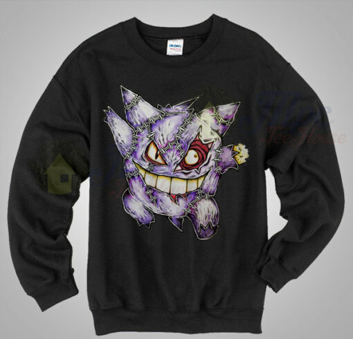 Gengar Pokemon Zombie Sweatshirt