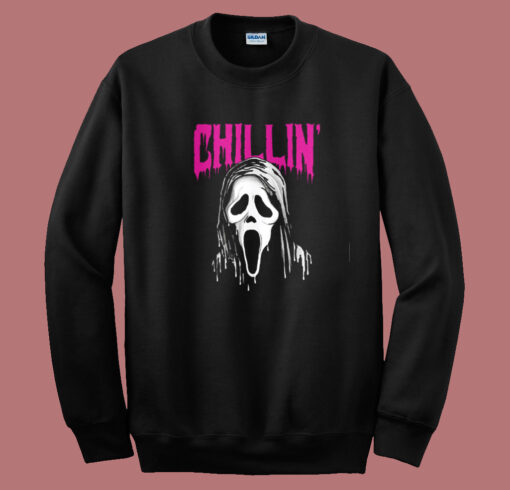 Ghost Chillin’ Halloween Sweatshirt