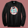 Girls Are Demon Graphic 80s Sweatshirt