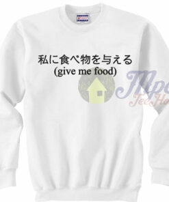 Give Me Food Korean Style Sweater Give Me Food Korean Style Sweater
