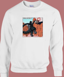 Godzilla Playing Basketball Sweatshirt Godzilla Playing Basketball Sweatshirt