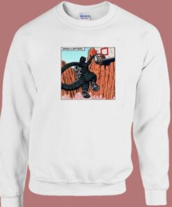 Godzilla Playing Basketball Sweatshirt