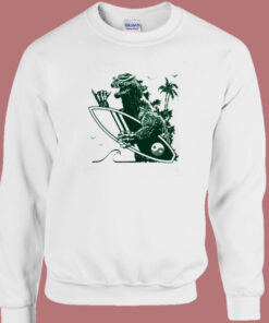 Godzilla Surfing Sweatshirt Godzilla Surfing Sweatshirt