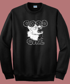 Good Girl Black Flowy Muscle Sweatshirt