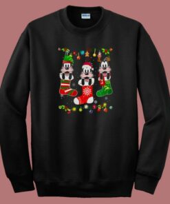 Goofy On Socks Christmas 80s Sweatshirt