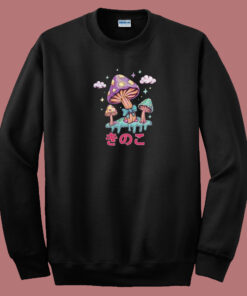 Goth Mushrooms Kawaii 80s Sweatshirt Goth Mushrooms Kawaii 80s Sweatshirt