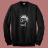 Gothic Skull Moon Phases 80s Sweatshirt