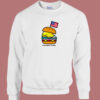 Gudetama American Classic Burger 80s Sweatshirt
