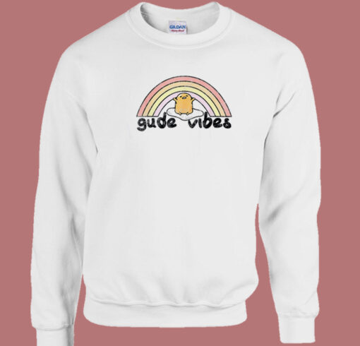 Gudetama Gude Vibes 80s Sweatshirt