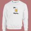 Gudetama Im Slipping Cute 80s Sweatshirt